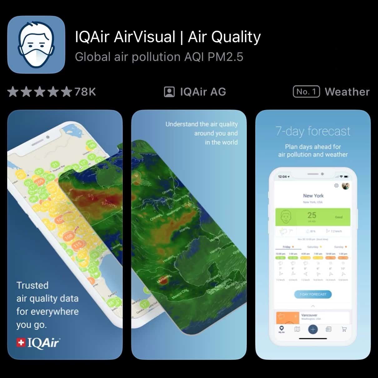 AirVisual app